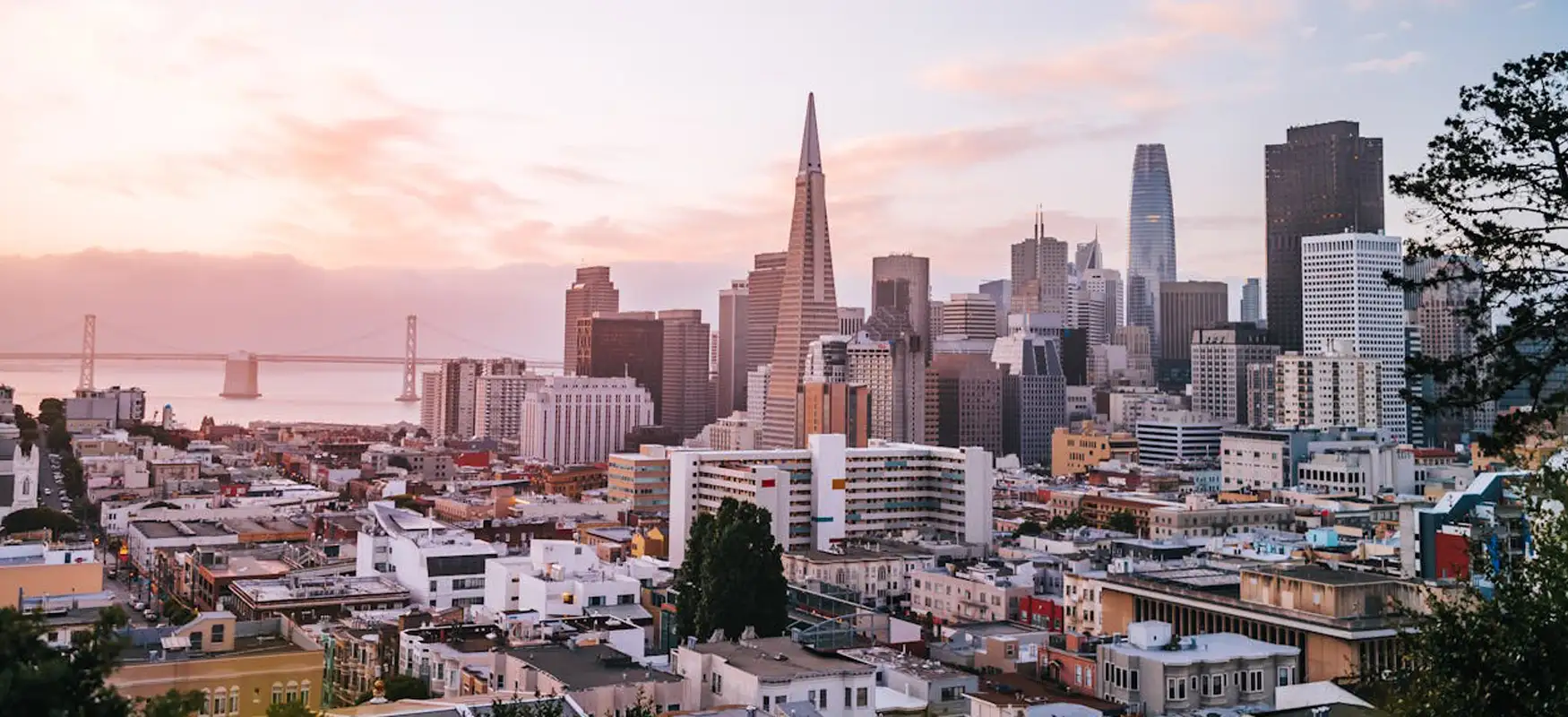 City Skyline During Golden Hour